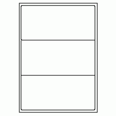 409 - Label Size 200mm x 94mm - 3 labels per sheet